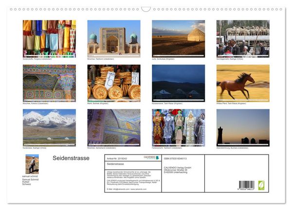 Produktbild: Seidenstrasse (Wandkalender 2026 DIN A2 quer), CALVENDO Monatskalender