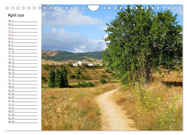 Produktbild: Jakobsweg - Camino Frances (Wandkalender 2026 DIN A4 quer), CALVENDO Monatskalender