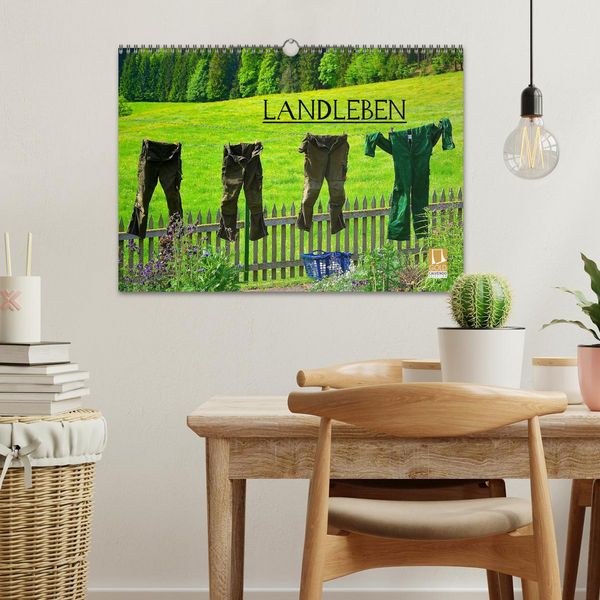 Produktbild: Landleben (Wandkalender 2026 DIN A3 quer), CALVENDO Monatskalender