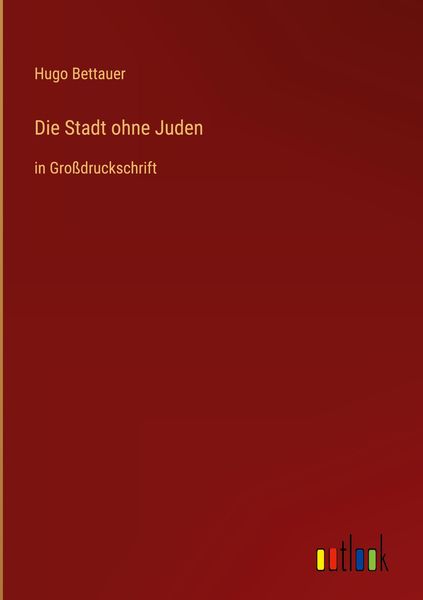 Produktbild: Die Stadt ohne Juden