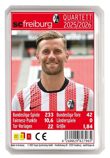 Produktbild: SC Freiburg Quartett 25/26