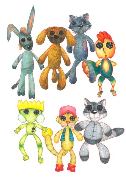 Produktbild: Hampelfiguren Tiere ausschneiden & basteln!