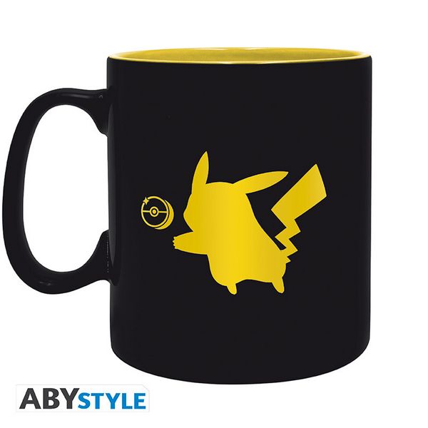 Produktbild: POKEMON - Mug - 460 ml - Pikachu Black Icon - cardboard box