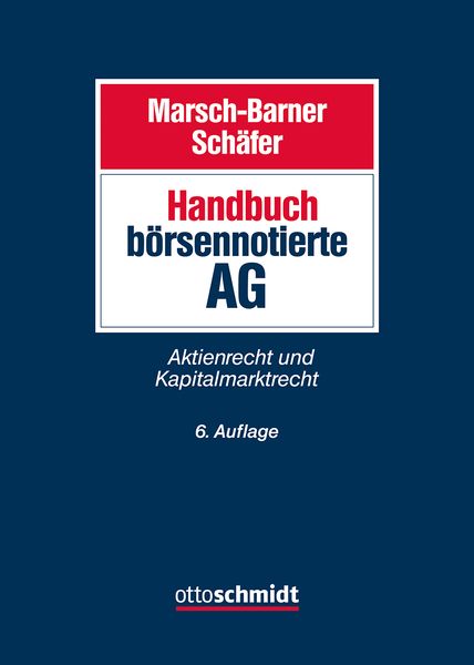 Produktbild: Handbuch b&ouml;rsennotierte AG