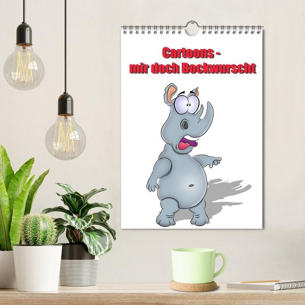 Produktbild: Cartoons - mir doch Bockwurscht (Wandkalender 2026 DIN A4 hoch), CALVENDO Monatskalender