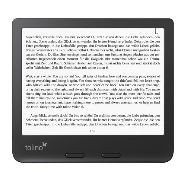 Produktbild: eReader tolino vision 6