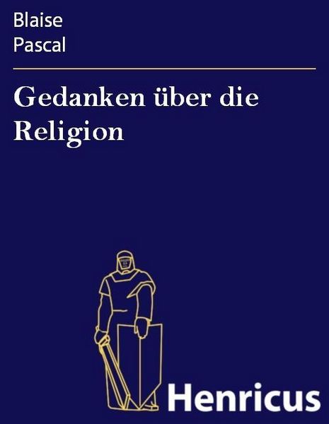 Produktbild: Gedanken &uuml;ber die Religion
