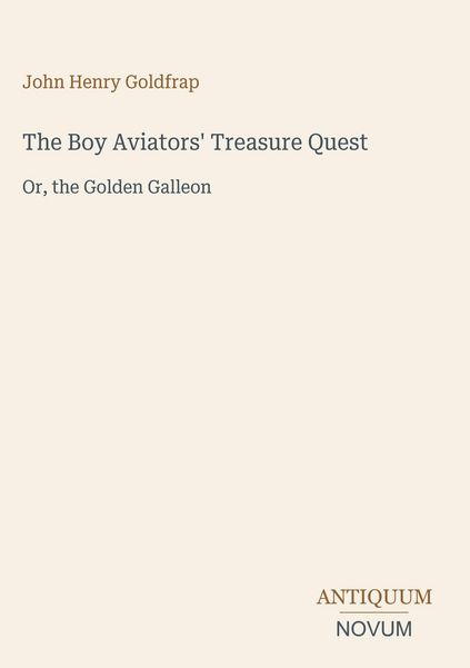 Produktbild: The Boy Aviators' Treasure Quest