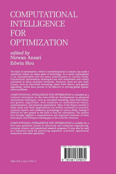 Produktbild: Computational Intelligence for Optimization