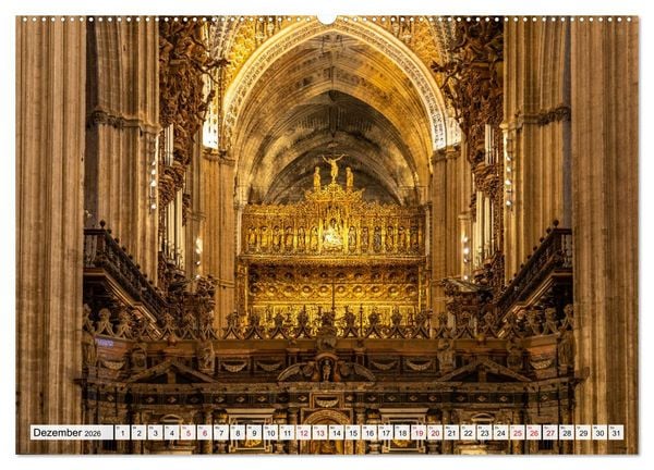 Produktbild: Andalusien - Sevilla (Wandkalender 2026 DIN A2 quer), CALVENDO Monatskalender