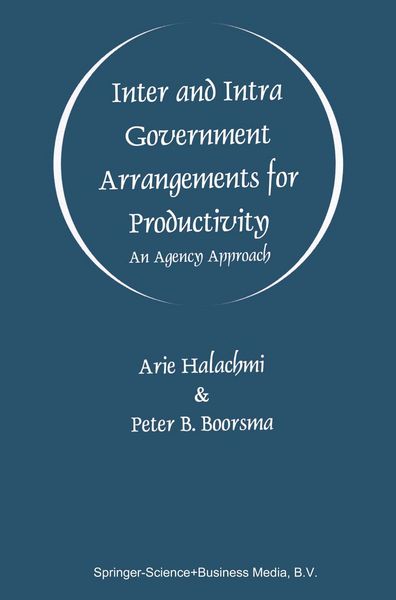 Produktbild: Inter and Intra Government Arrangements for Productivity