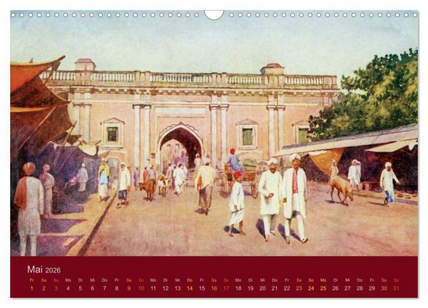 Produktbild: Altes Indien um 1900 (Wandkalender 2026 DIN A3 quer), CALVENDO Monatskalender