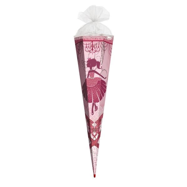Produktbild: Roth Schult&uuml;te Ballerina Glitter eckig T&uuml;llverschluss R&uuml;schenborte 85cm