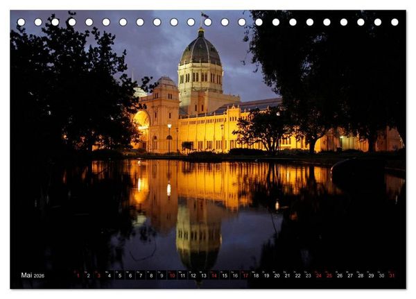 Produktbild: Melbourne (Tischkalender 2026 DIN A5 quer), CALVENDO Monatskalender