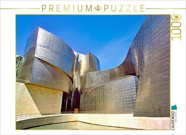 CALVENDO Puzzle Guggenheim Museum Bilbao | 1000 Teile Lege-Größe 64 × 48 cm Foto-Puzzle für glückliche Stunden