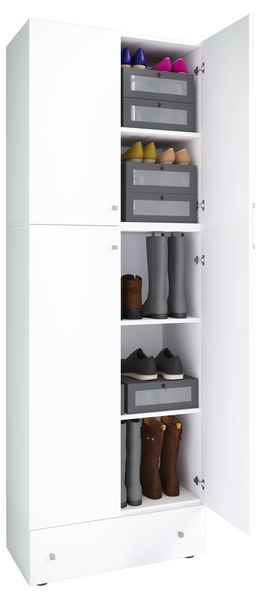 Produktbild: XXL Schuhschrank Kleiderschrank Schrank Lona 5f S