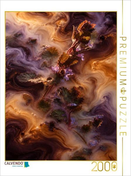 CALVENDO Puzzle Ehrenpreis in Liquid | 2000 Teile Lege-Größe 90 × 67 cm Foto-Puzzle für glückliche Stunden