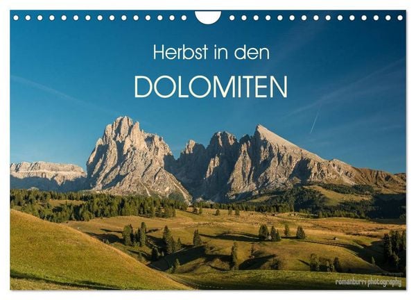 Produktbild: Herbst in den Dolomiten (Wandkalender 2026 DIN A4 quer), CALVENDO Monatskalender