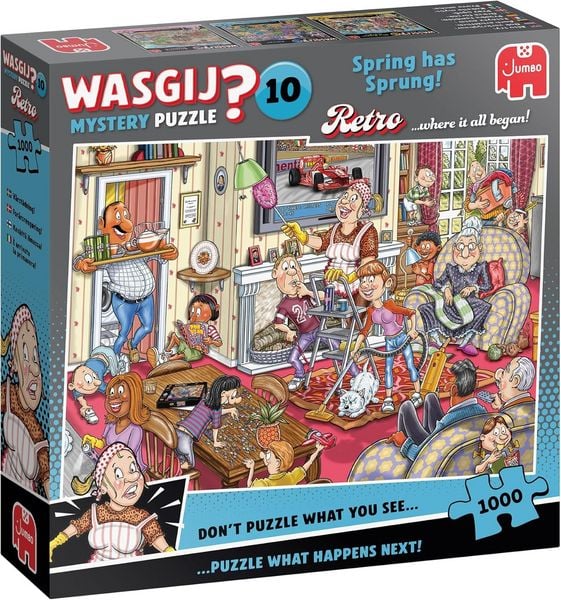 Produktbild: Wasgij Retro Mystery 10 - Endlich Fr&uuml;hling - Puzzle 1000 Teile