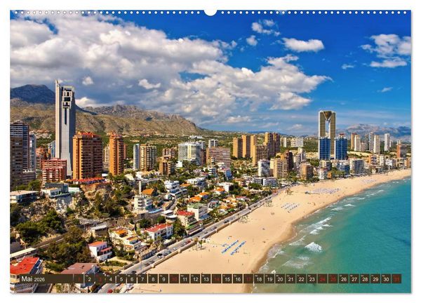 Produktbild: Costa Blanca - Die wei&szlig;e K&uuml;ste Spaniens (Wandkalender 2026 DIN A2 quer), CALVENDO Monatskalender