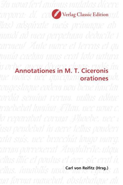 Produktbild: Annotationes in M. T. Ciceronis orationes