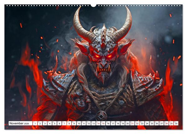 Produktbild: Mystische Kreaturen - Ein Jahr voller Magie und Fantasie (hochwertiger Premium Wandkalender 2026 DIN A2 quer), Kunstdruck in Hochglanz