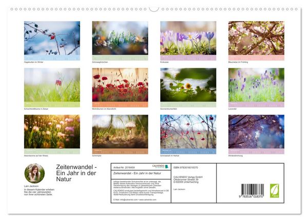 Produktbild: Zeitenwandel - Ein Jahr in der Natur (hochwertiger Premium Wandkalender 2026 DIN A2 quer), Kunstdruck in Hochglanz