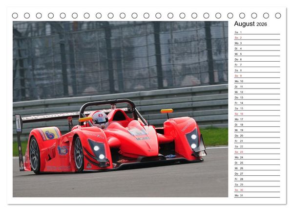 Produktbild: Faszination Motorsport am N&uuml;rburgring (Tischkalender 2026 DIN A5 quer), CALVENDO Monatskalender