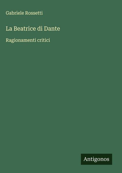 Produktbild: La Beatrice di Dante