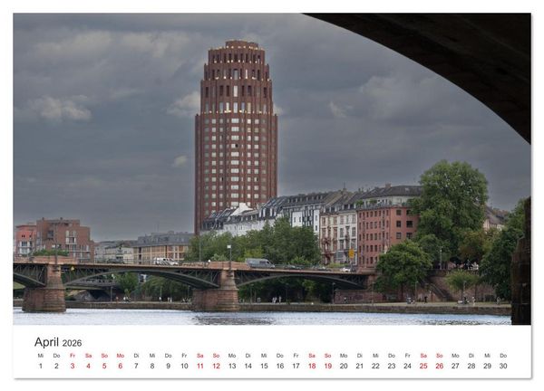 Produktbild: Frankfurt am Main - Abseits der Touristenstr&ouml;me (Wandkalender 2026 DIN A3 quer), CALVENDO Monatskalender