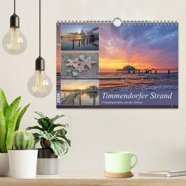 Produktbild: Timmendorfer Strand - Urlaubsparadies an der Ostsee (Wandkalender 2026 DIN A4 quer), CALVENDO Monatskalender