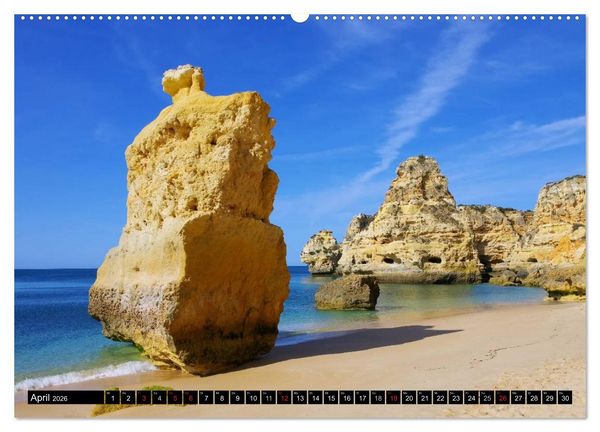 Produktbild: Algarve (hochwertiger Premium Wandkalender 2026 DIN A2 quer), Kunstdruck in Hochglanz