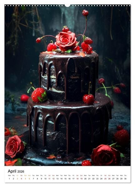 Produktbild: Cake Heaven (Wall Calendar 2026 DIN A2 portrait), CALVENDO 12 Month Wall Calendar