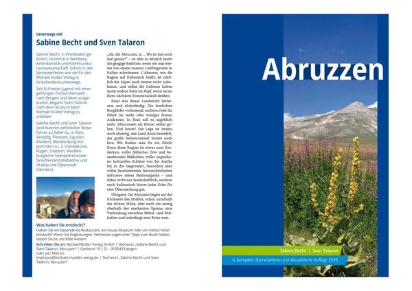 Produktbild: MICHAEL M&Uuml;LLER Reisef&uuml;hrer Abruzzen