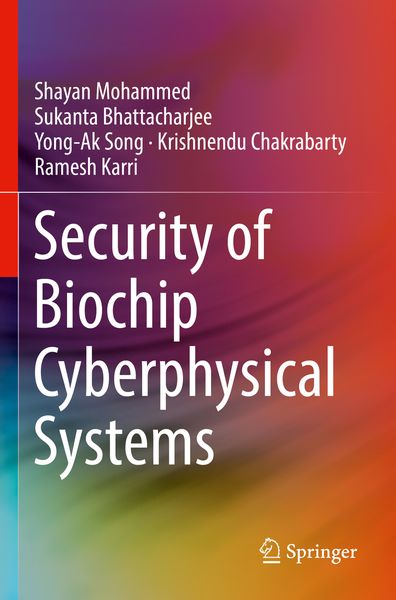 Produktbild: Security of Biochip Cyberphysical Systems