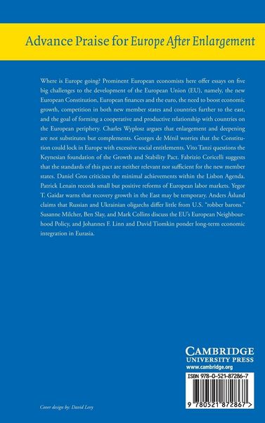 Produktbild: Europe after Enlargement