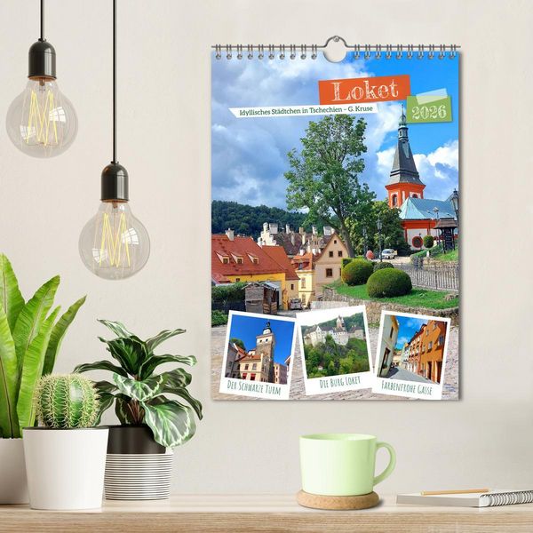 Produktbild: Loket - Idyllisches St&auml;dtchen in Tschechien (Wandkalender 2026 DIN A4 hoch), CALVENDO Monatskalender