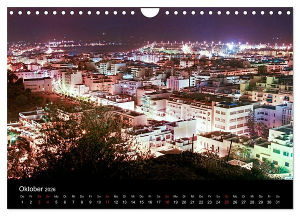 Produktbild: Ibiza by night (Wandkalender 2026 DIN A4 quer), CALVENDO Monatskalender