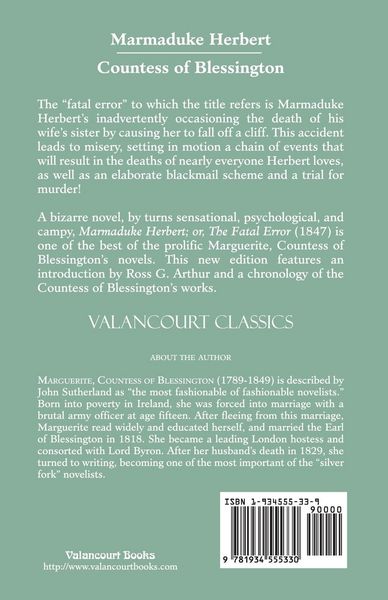 Produktbild: Marmaduke Herbert; Or, the Fatal Error
