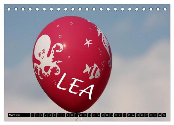 Produktbild: Nur f&uuml;r LEA (Tischkalender 2026 DIN A5 quer), CALVENDO Monatskalender