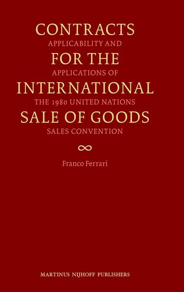 Produktbild: Contracts for the International Sale of Goods