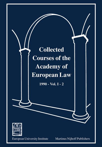 Produktbild: Collected Courses of the Academy of European Law 1990 Vol. II - 2