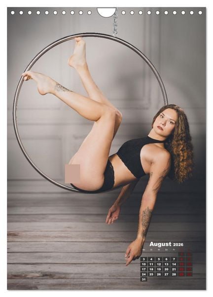 Produktbild: Aerial Hoop Magic (Wandkalender 2026 DIN A4 hoch), CALVENDO Monatskalender