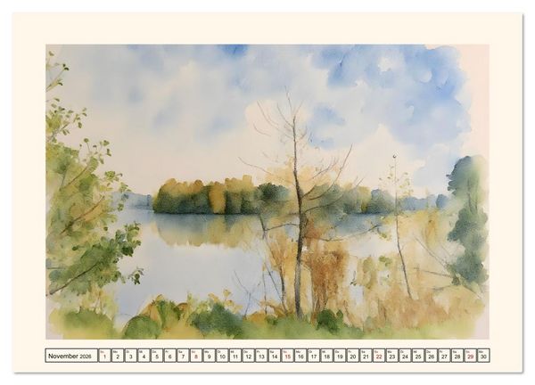 Produktbild: Unterwegs im Emsland (Wandkalender 2026 DIN A4 quer), CALVENDO Monatskalender