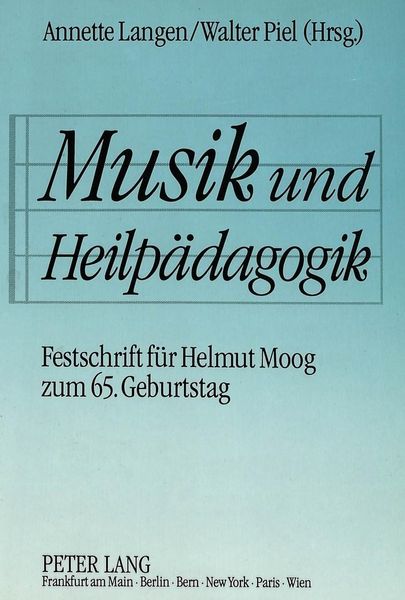 Produktbild: Musik und Heilp&auml;dagogik