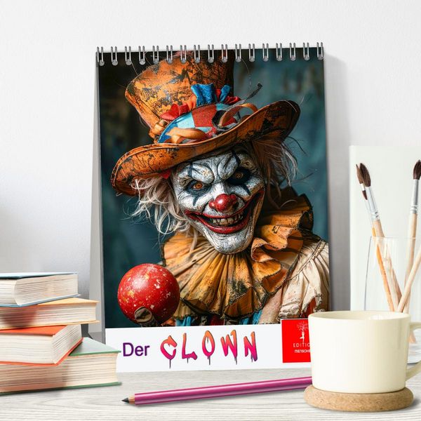 Produktbild: Der Clown (Tischkalender 2026 DIN A5 hoch), CALVENDO Monatskalender
