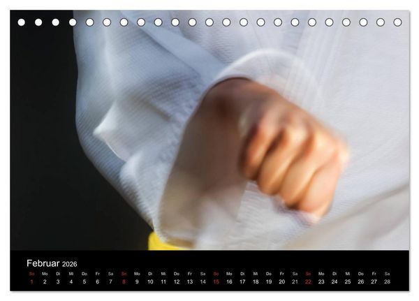 Produktbild: Kampfsport (Tischkalender 2026 DIN A5 quer), CALVENDO Monatskalender