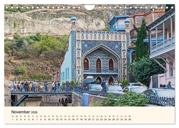 Produktbild: Tiflis - Die Metropole Georgiens (Wandkalender 2026 DIN A4 quer), CALVENDO Monatskalender