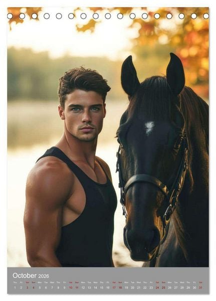 Produktbild: Riders of desire (Desk Calendar 2026 DIN A5 portrait), CALVENDO 12 Month DeskCalendar