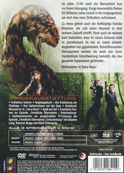 Produktbild: Terra Nova - Die komplette Serie [4 DVDs]